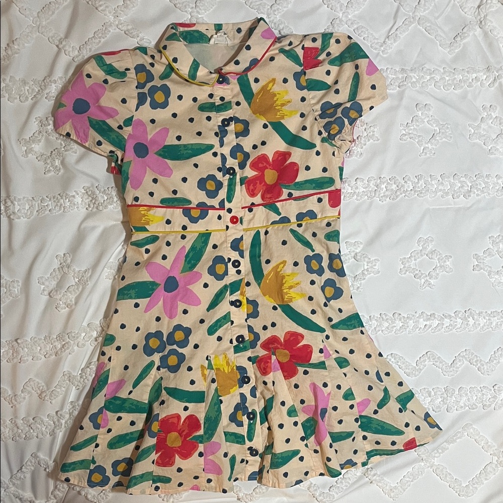 Finding Foxtale Floral Kids Dress with Multicolor Design Size 8